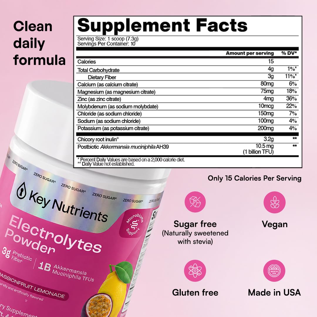 KEY NUTRIENTS Potassium Multivitamin Electrolytes Powder 4.12