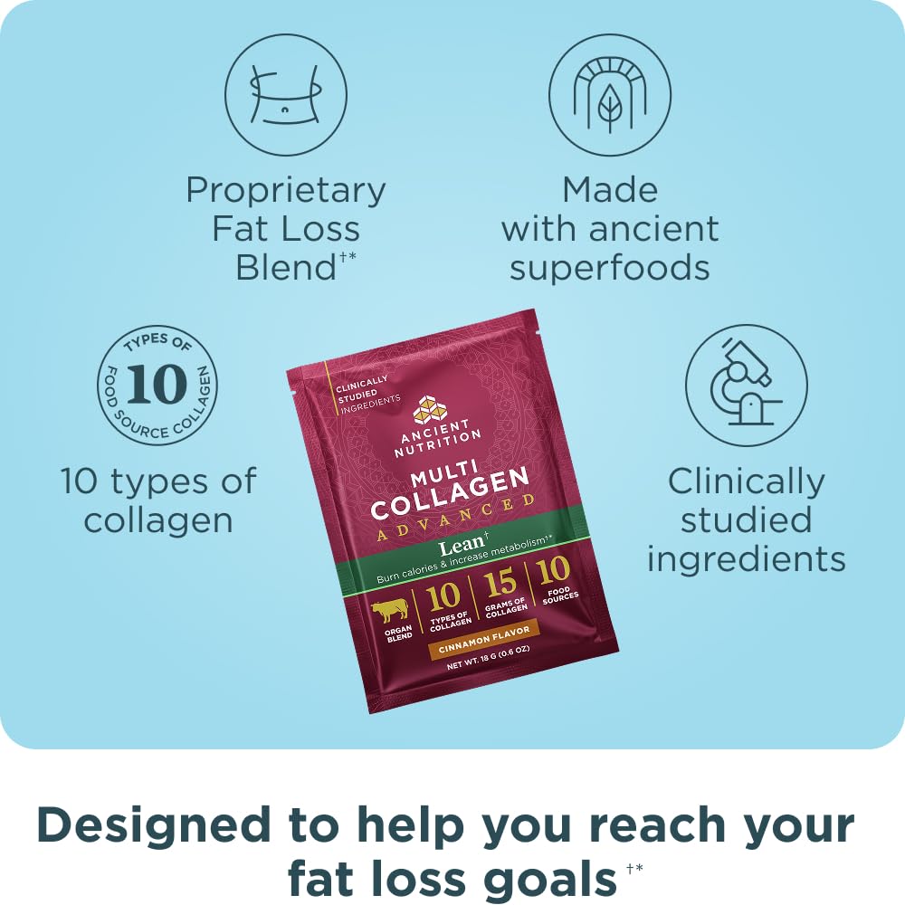 Ancient Nutrition Advanced Hydrolyzed Collagen Peptides Powder 5.1 oz