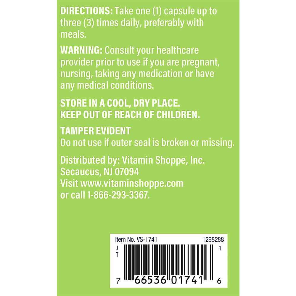 The Vitamin Shoppe Hawthorn Extract with Standardized and Whole 300 Capsules