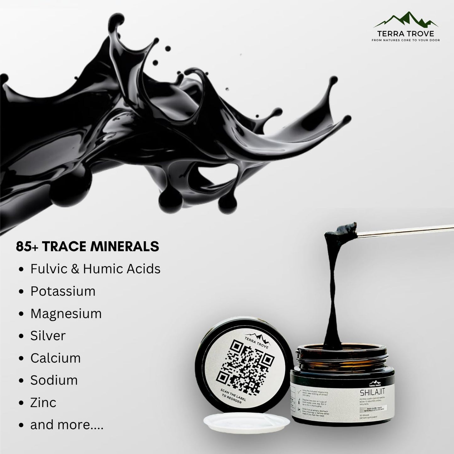 Terra Trove Himalayan Shilajit Resin Softgel 1 Count