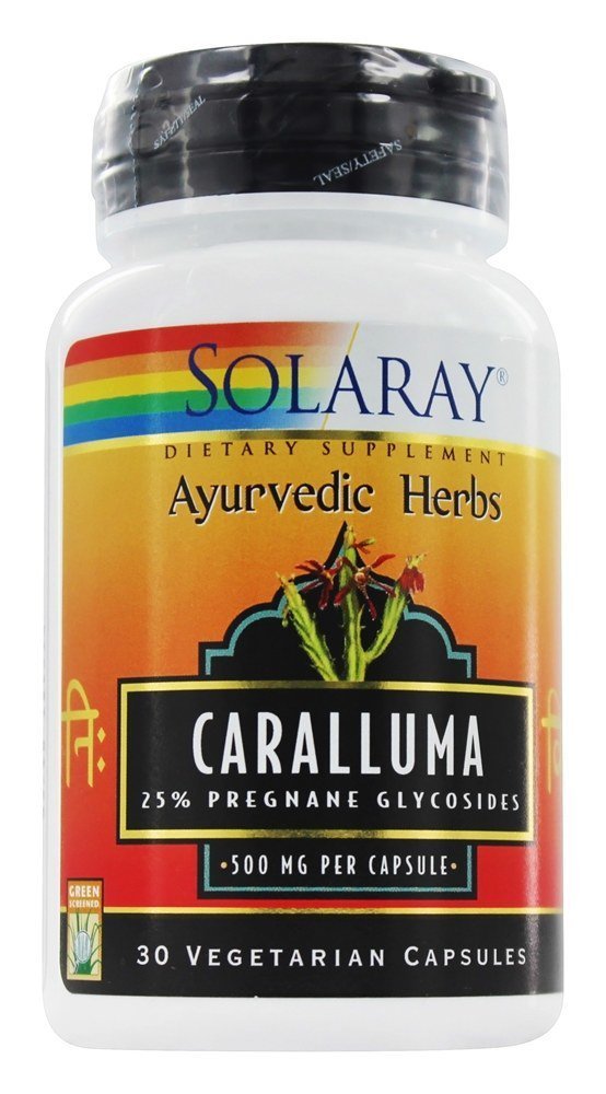 SOLARAY Guaranteed Potency Caralluma Aerial Extract Capsules 30 Count