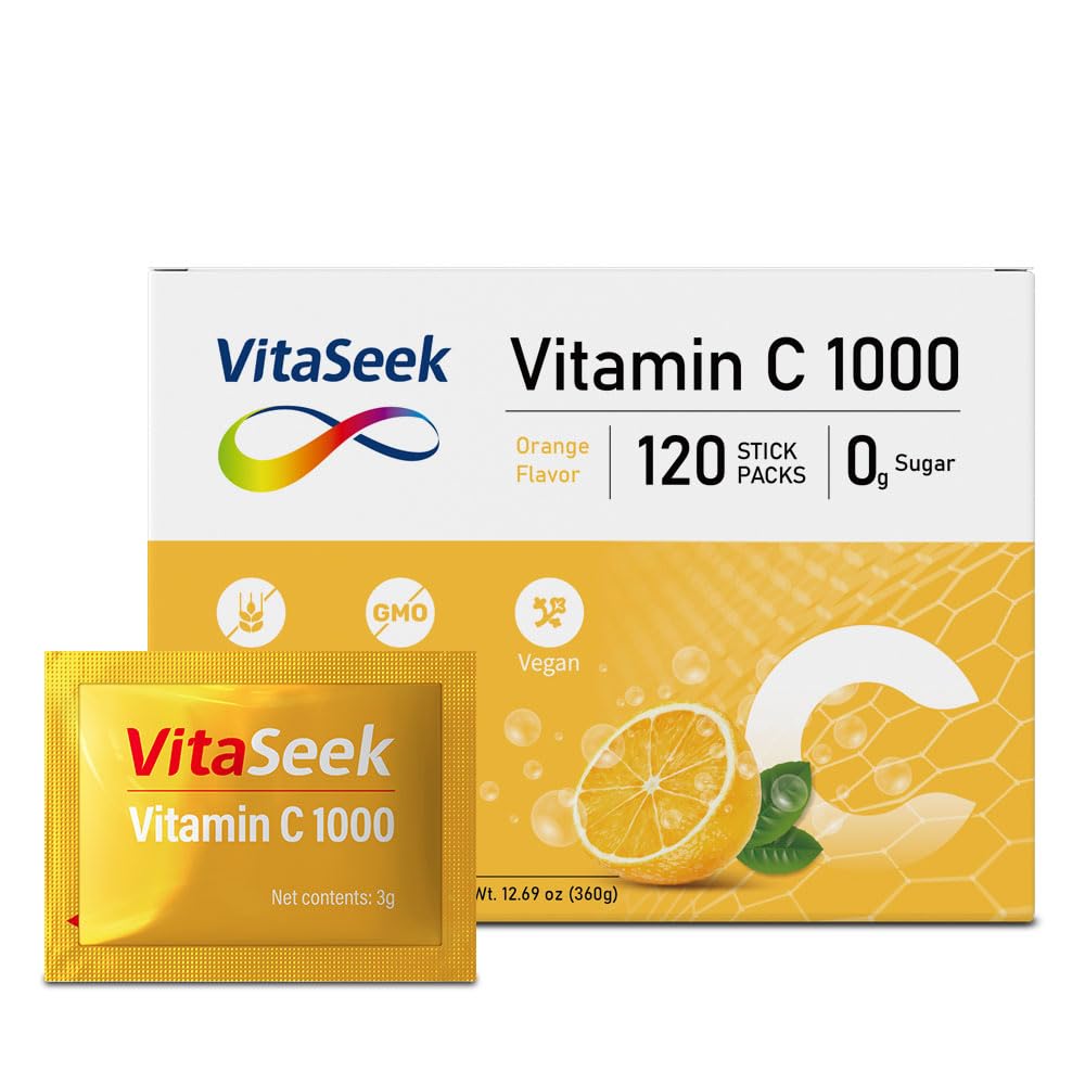VitaSeek Vitamin C Powder Packets 120 Packets