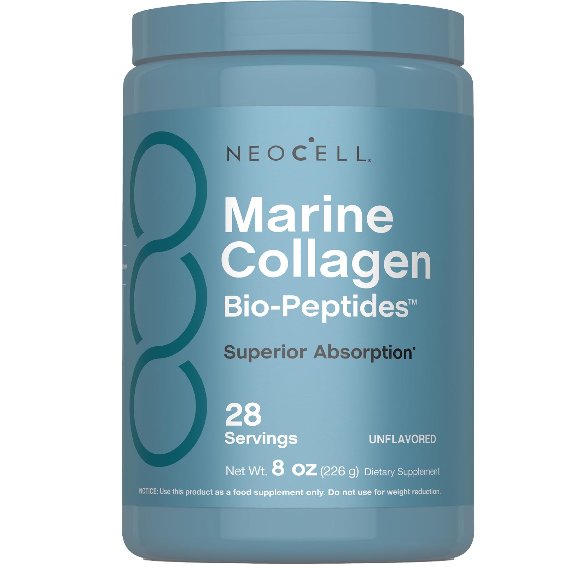 NeoCell Marine Collagen Peptides Powder 8 oz