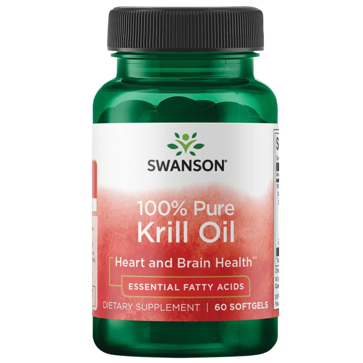 Swanson Krill Oil 500 mg Softgels, 60 Count
