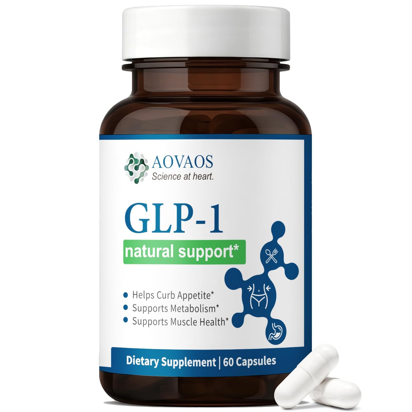 Aovaos GLP-1 Supplement Capsule 60 Count