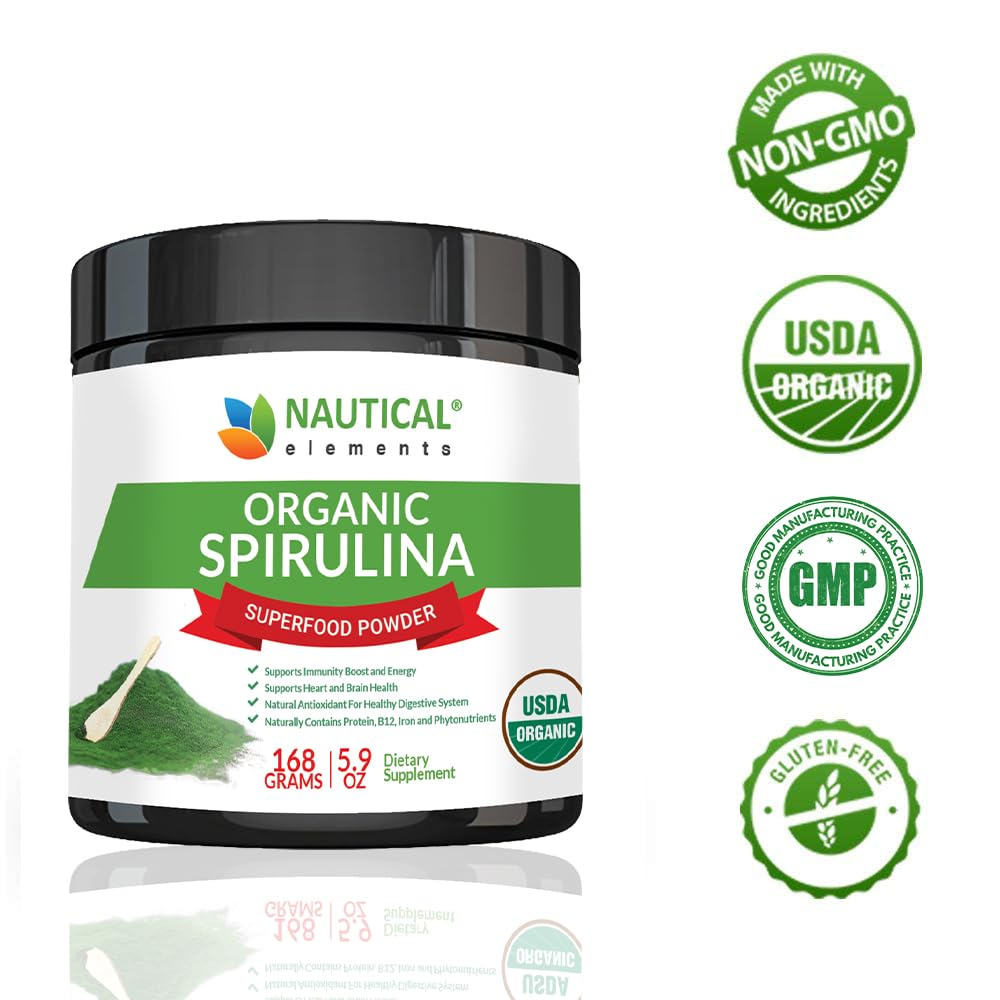 Nautical Elements Spirulina Powder 5.92 Ounce