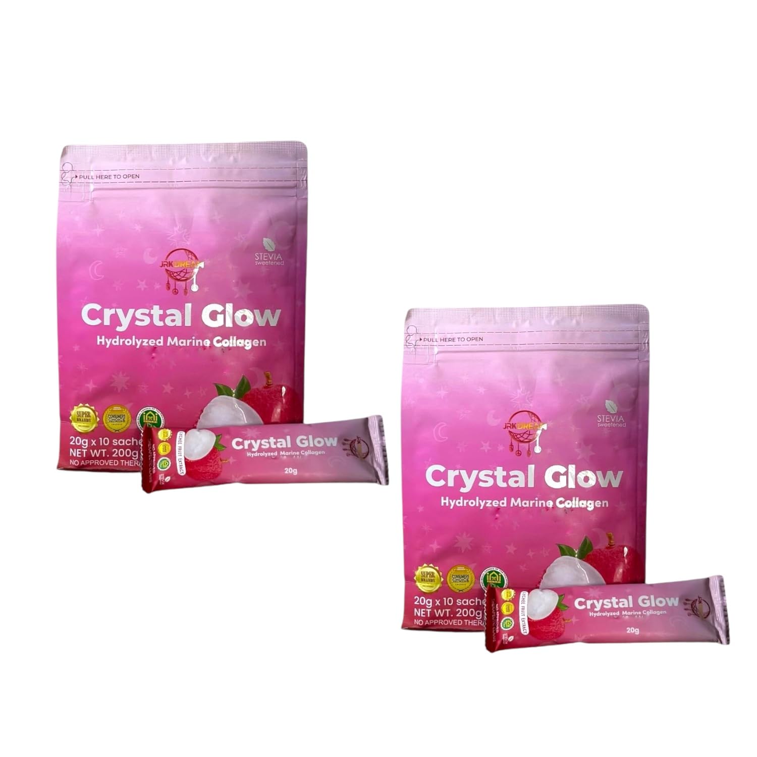 Generic Crystal Glow Lychee Drink Powder 7.4 Ounce
