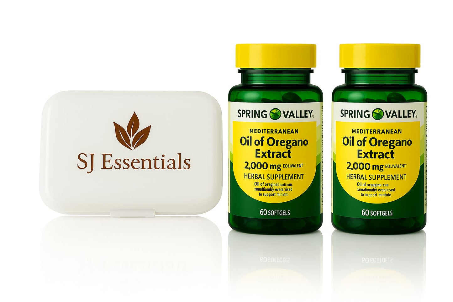 SJ essentials Oil of Oregano Softgels, 60 count