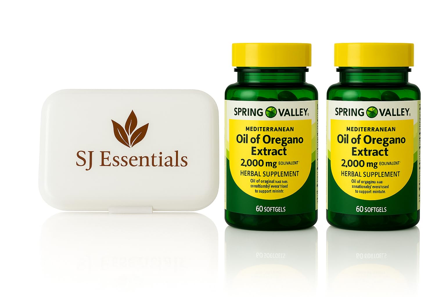 SJ essentials Oil of Oregano Softgels, 60 count