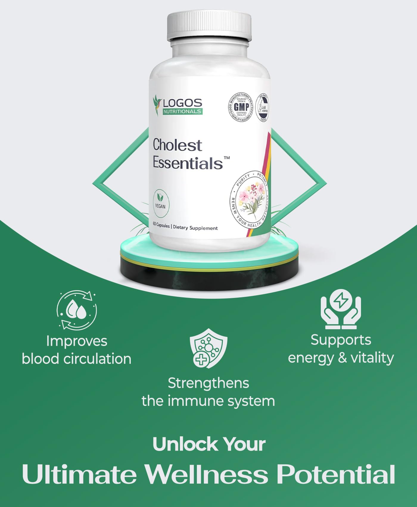 Logos Nutritionals Cholest Essentials 60 Capsules