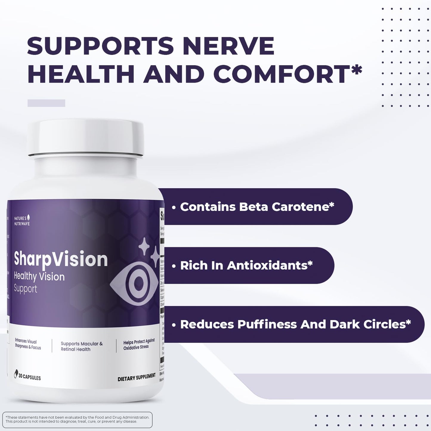 Nature’s NutriWave SharpVision 30 Capsules