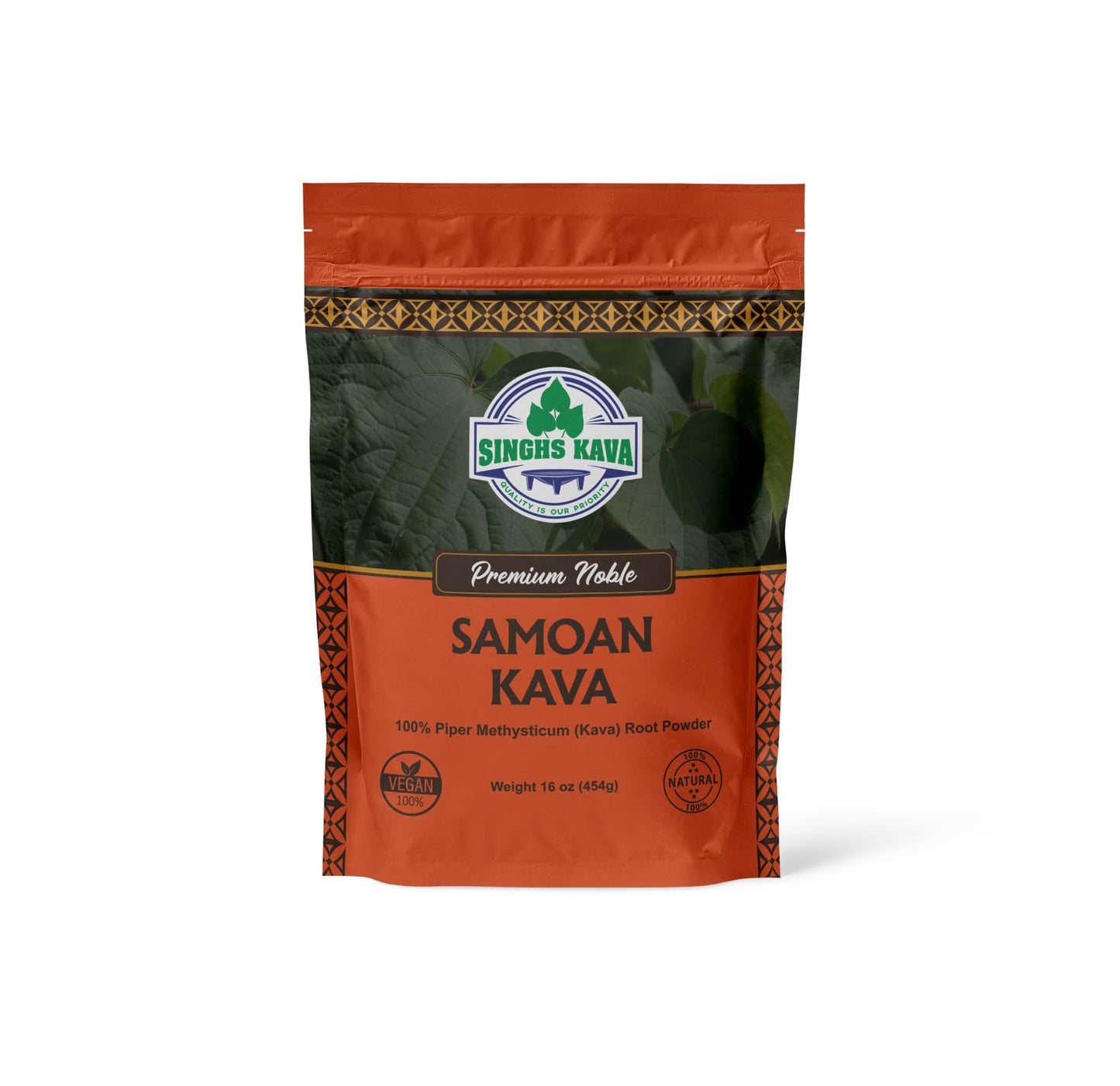 SINGHS Noble Kava Roots Samoan Powder, 16 Ounce