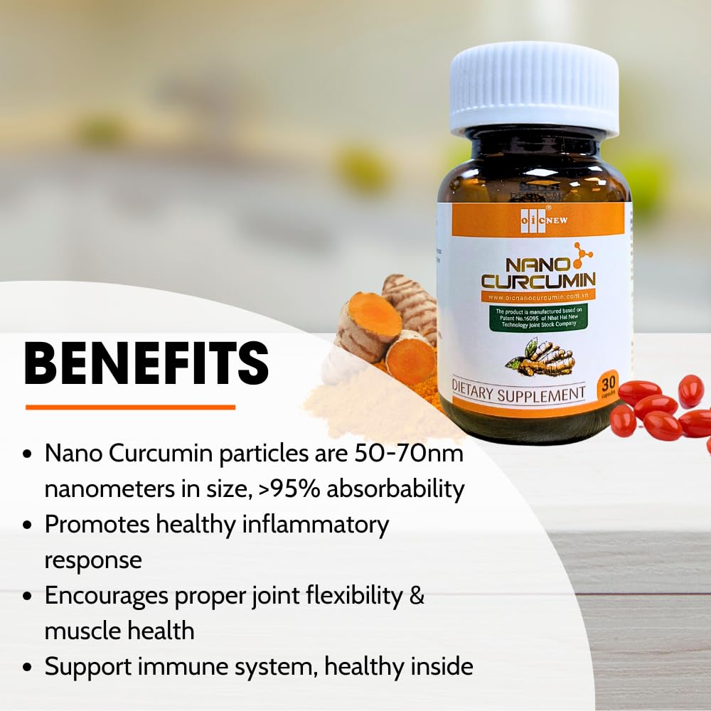 OIC NEW Nano Curcumin Capsule, 30 Count
