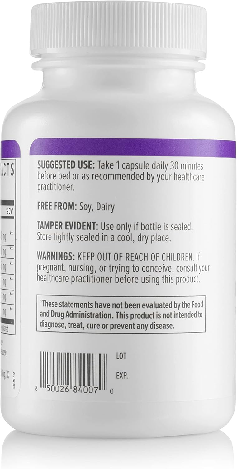 Biote Best Night's Sleep Restfulness and Awake Refreshed Capsules, 60 Count