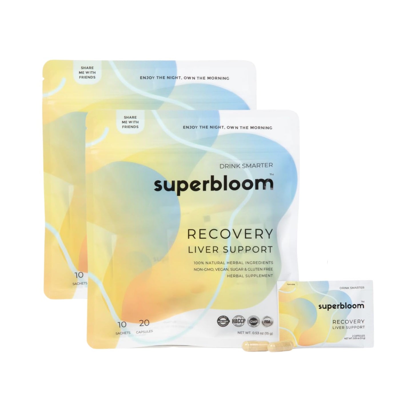 superbloom Recovery Liver Support Capsules 40