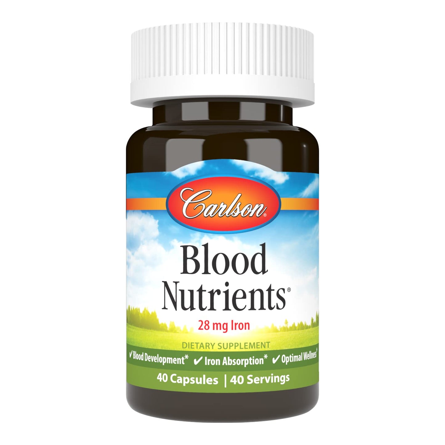 Carlson Blood Nutrients Capsules, 40
