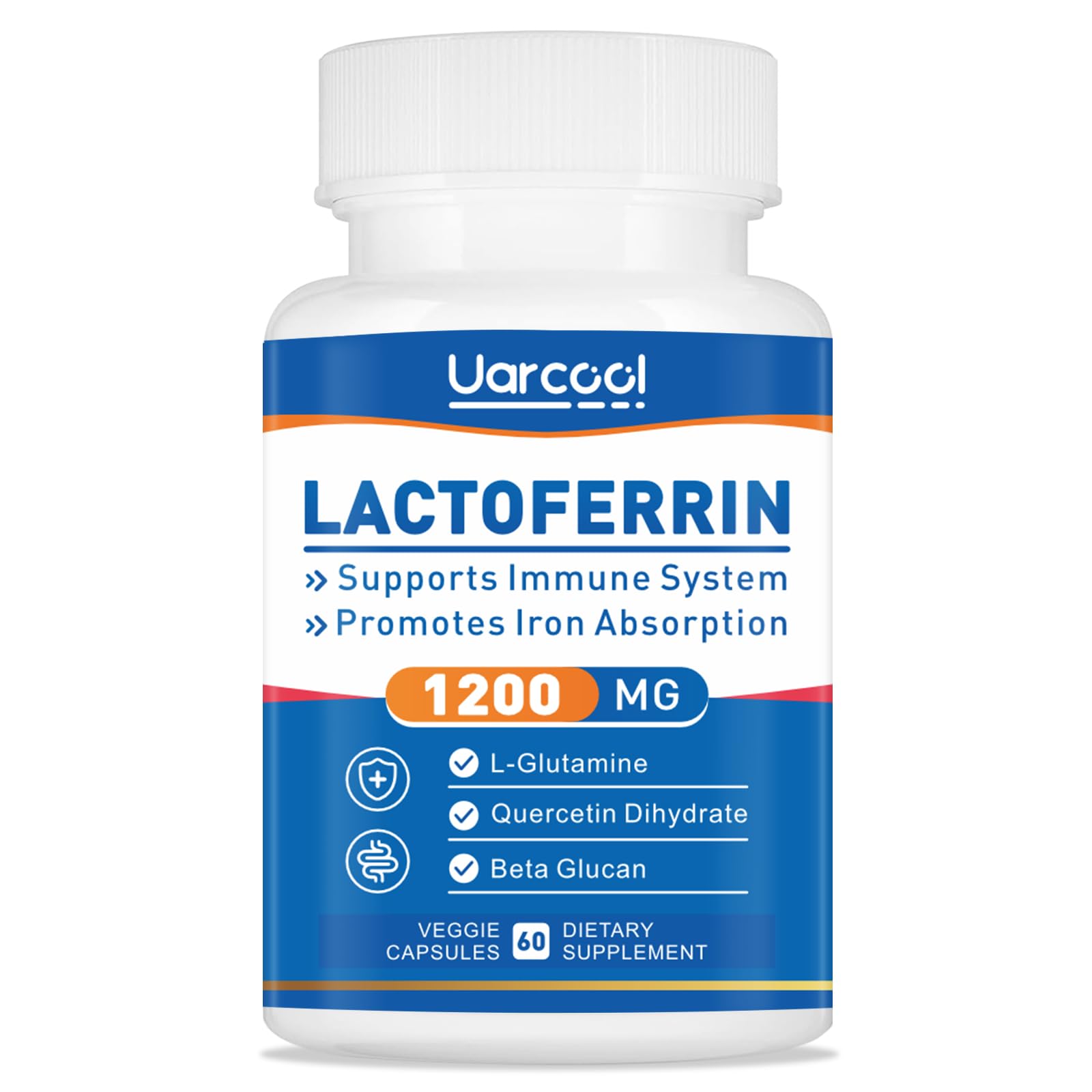 Uarcool Lactoferrin Supplement 1200mg Softgels, 60 Softgels