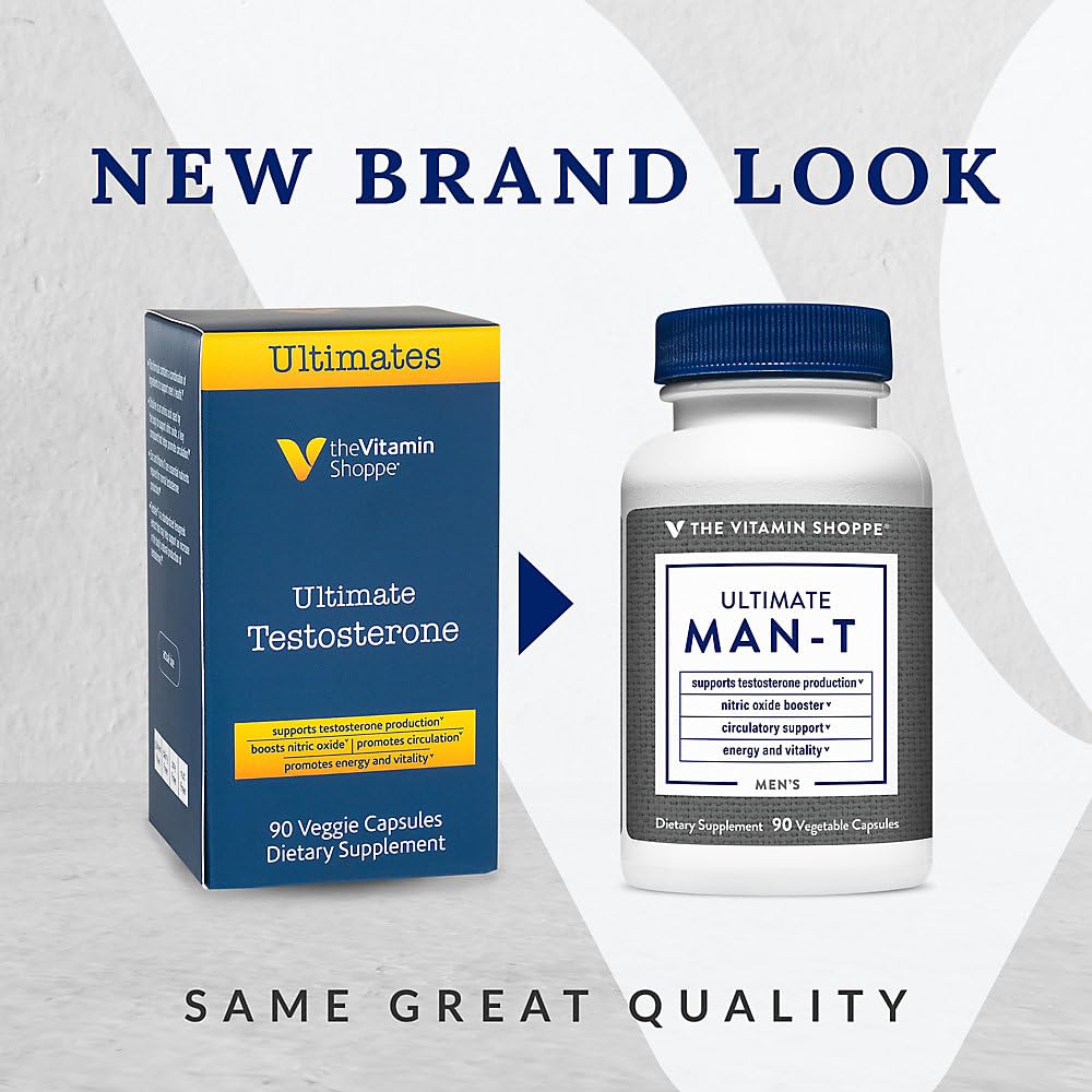 The Vitamin Shoppe Testosterone Booster Capsule 1 Count