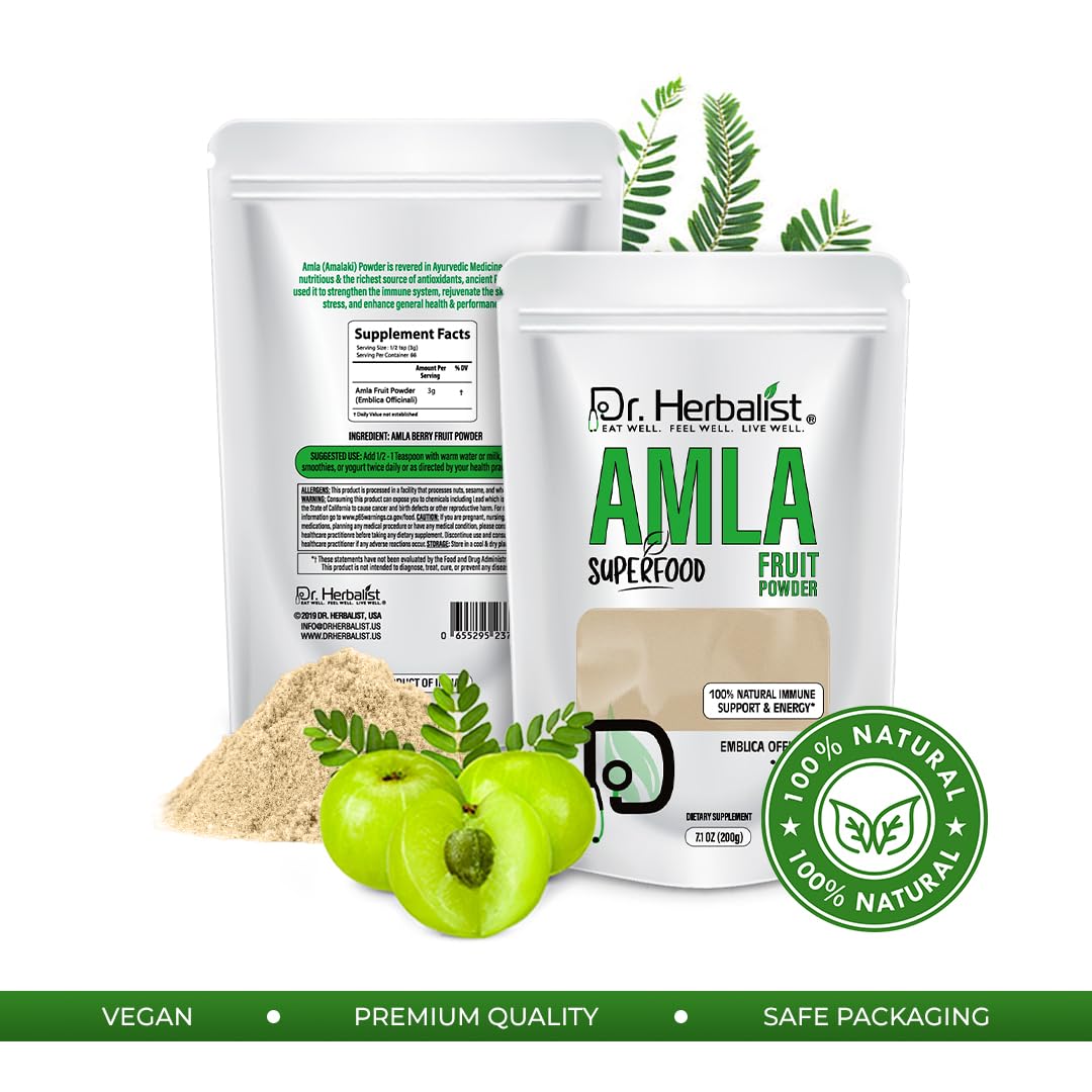 Dr. HERBALIST Amla Powder 7.1 oz