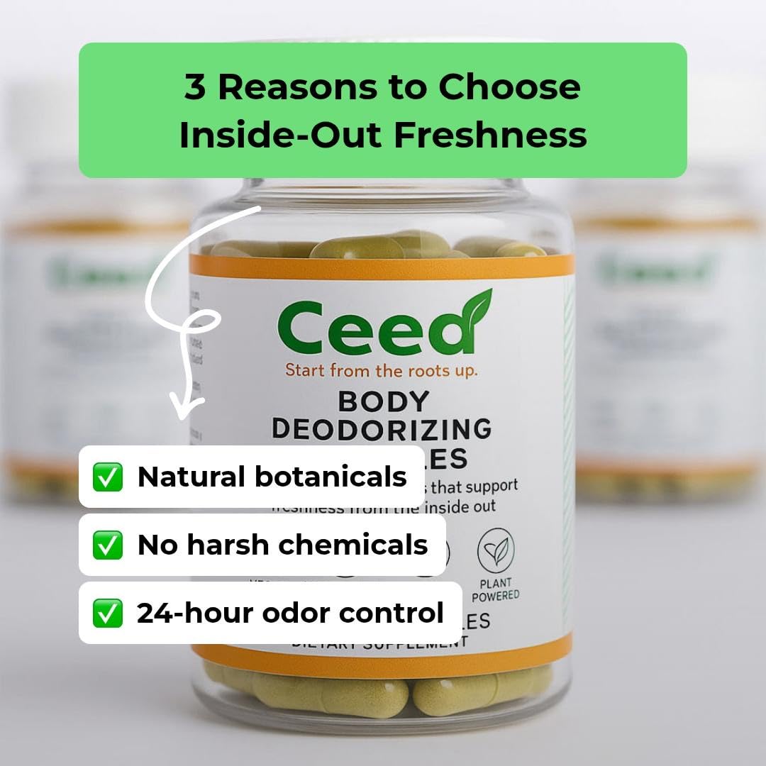 Ceed Body Deodorizing Capsules 30 Capsules