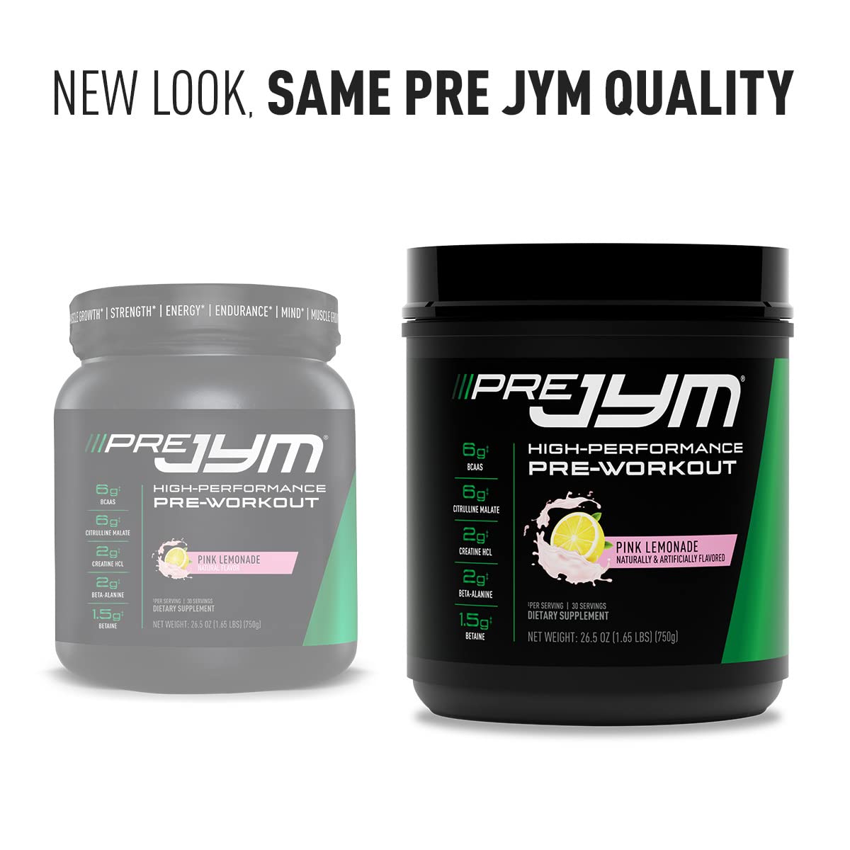JYM Supplement Science Pre JYM Pink Lemonade Pre Workout Powder 27 Servings