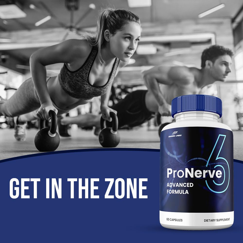 Shark Labs Pro Nerve 6 Cognitive, 60 Capsules