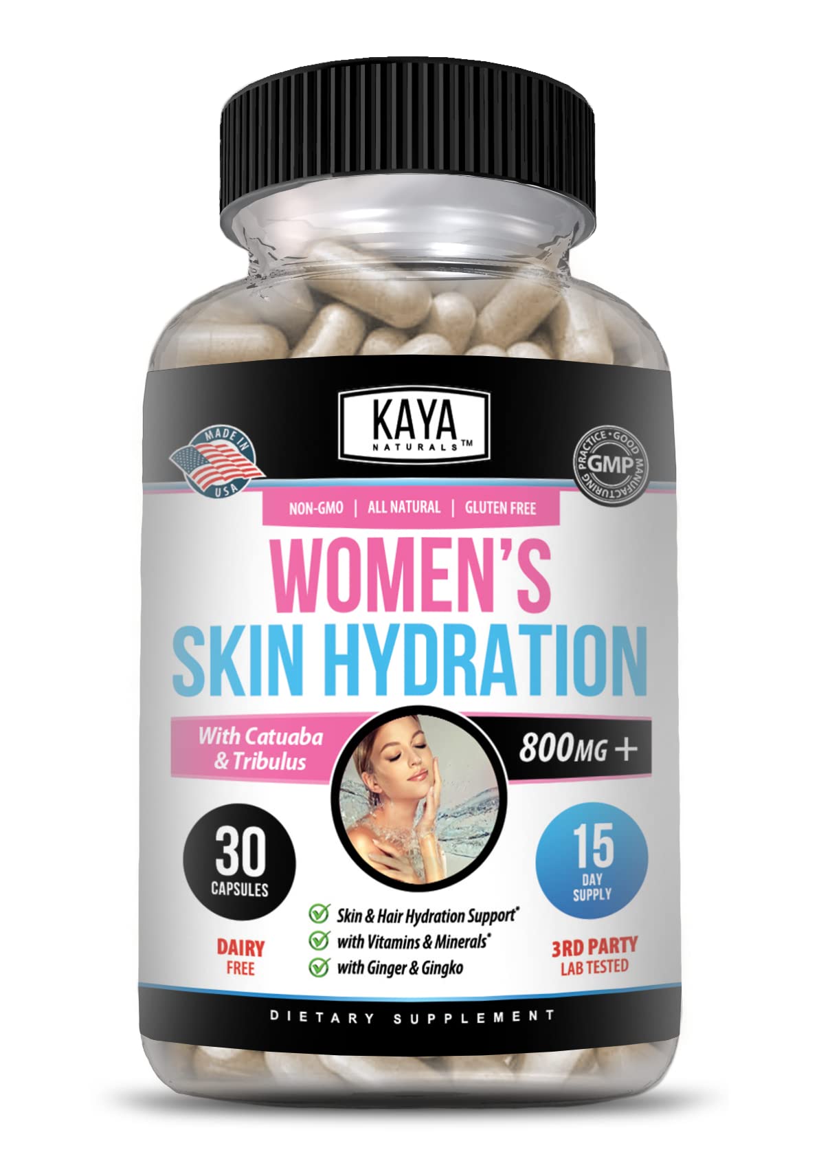 Kaya Naturals Skin Hydration Vitamins Capsules 30