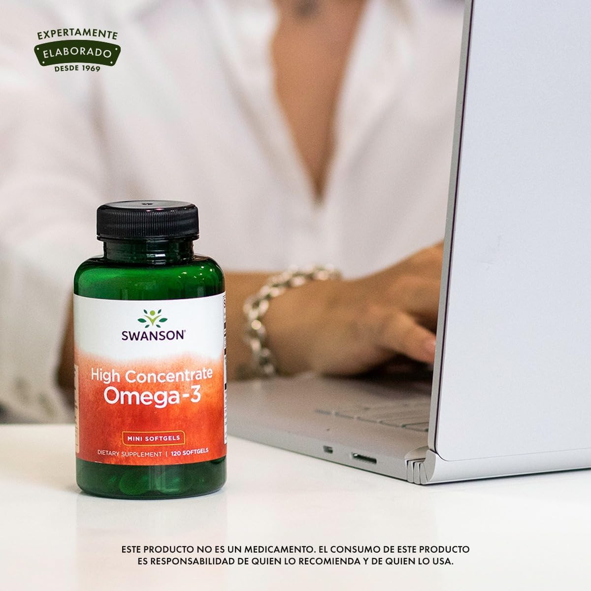 Swanson Omega-3 Fish Oil Softgels 120 Count