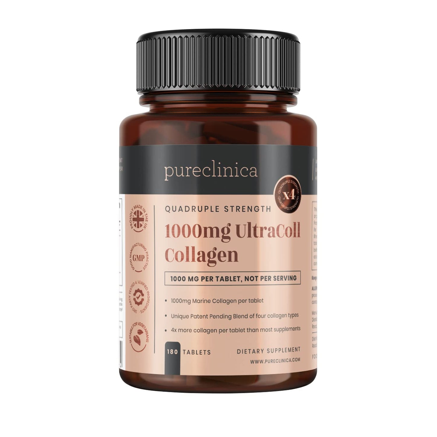 pureclinica UltraColl Marine Collagen 1000mg, 360 Tablets