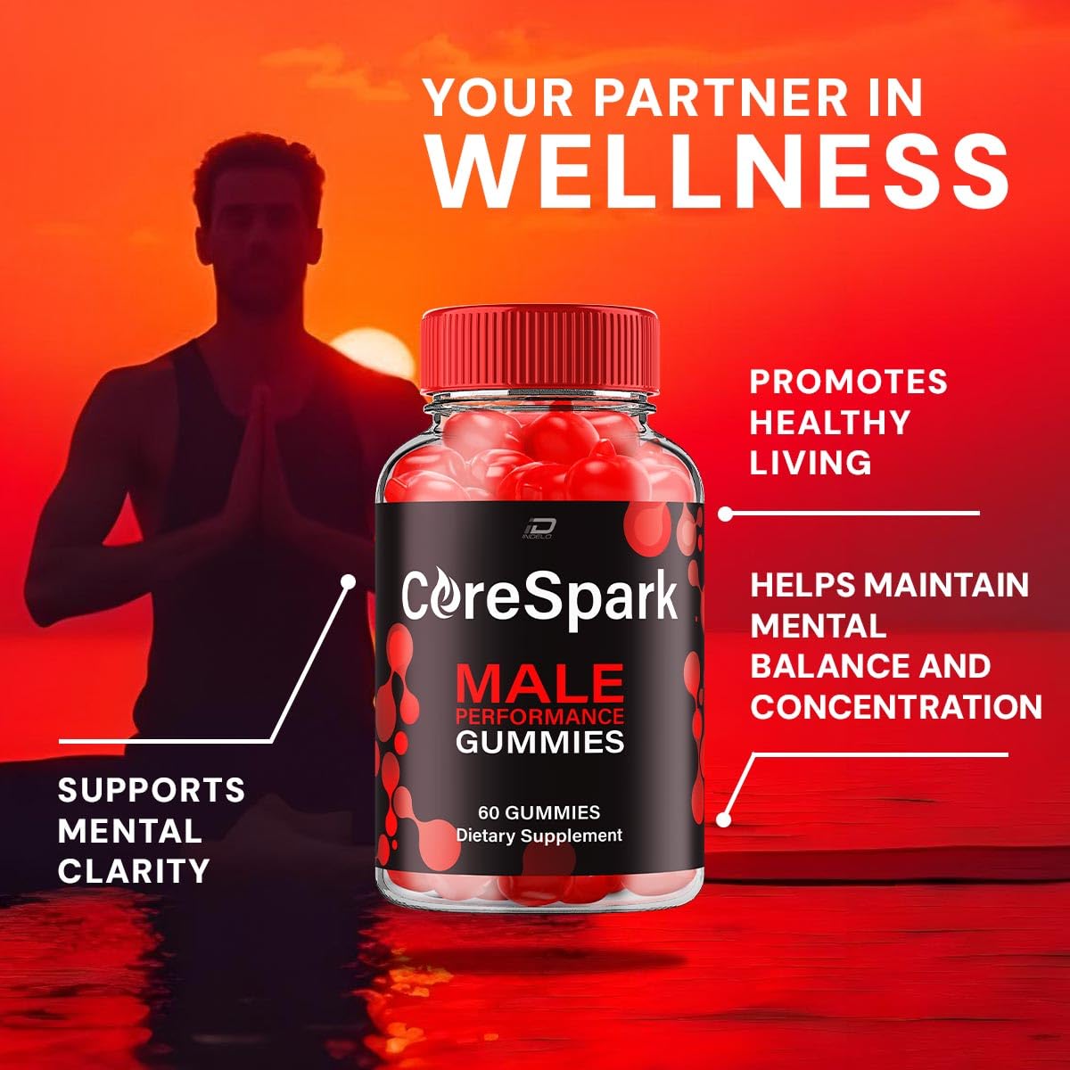 Indelo Core Spark Multivitamin Gummies, 300 Gummies