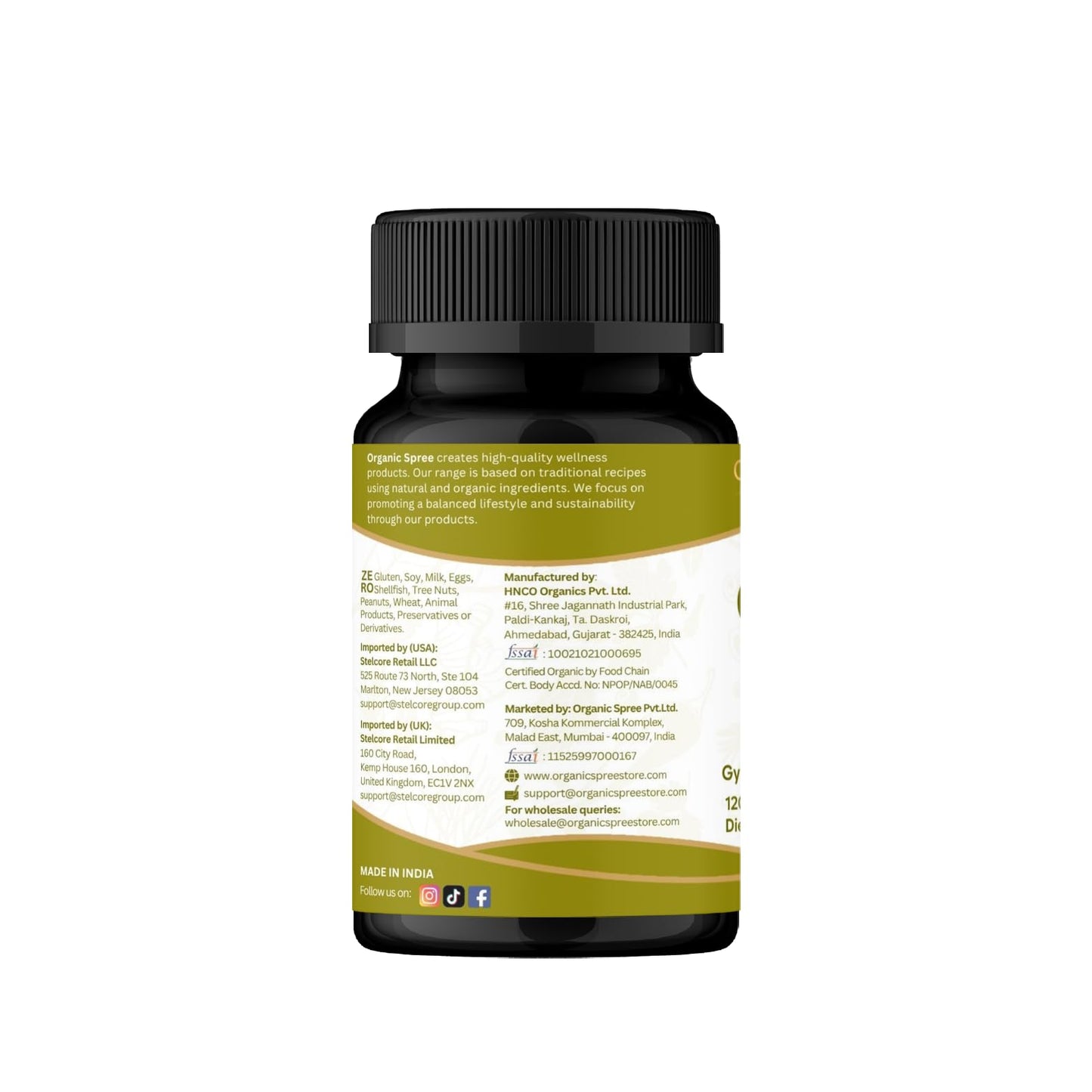 ORGANIC SPREE Gymnema Tablets, 240 Tablets