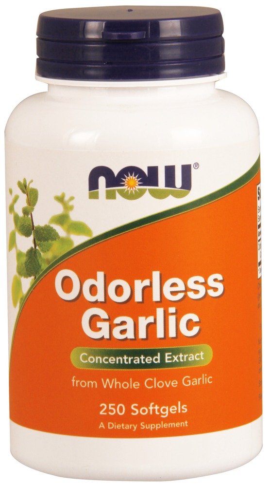 NOW Foods Odorless Garlic Original 2500mg Softgels, 1 Count