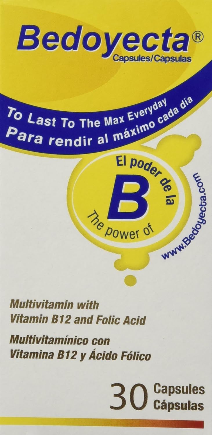 Bedoyecta Multivitamin Capsules, 30 Count