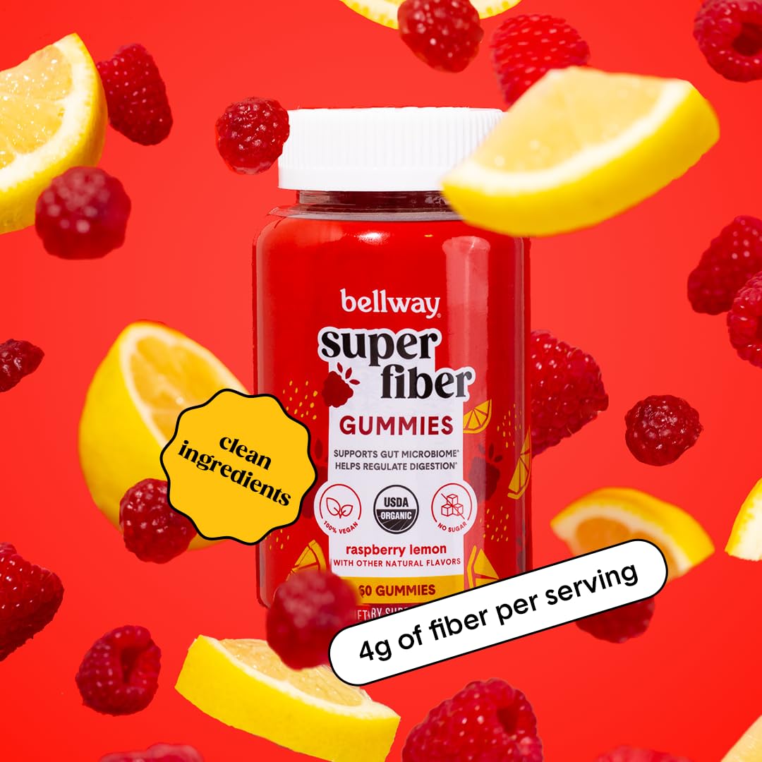 Bellway Super Fiber Gummies, 60 Count