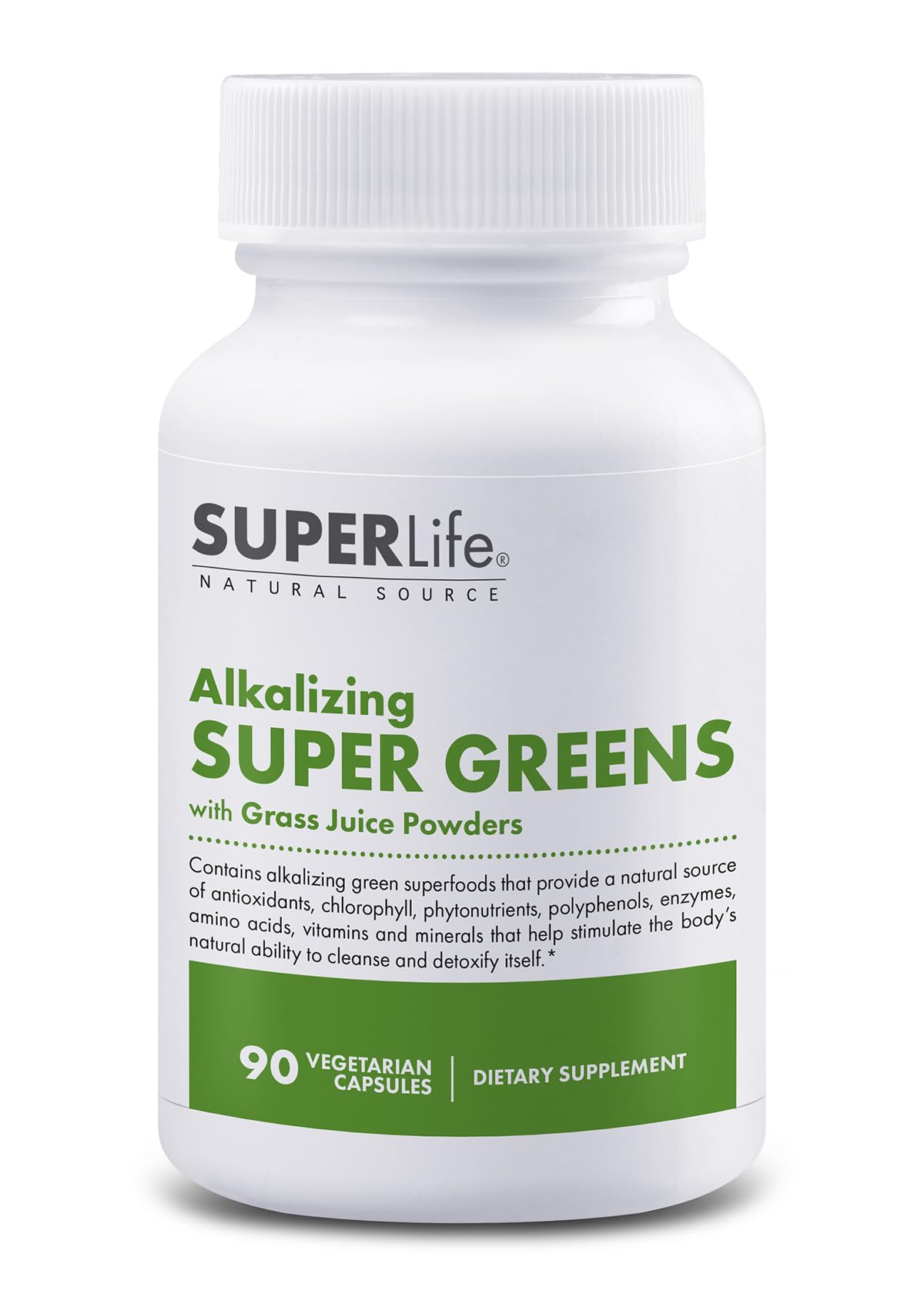 Fresh Start Organic Alkalizing Super Greens Capsule, 90 Count