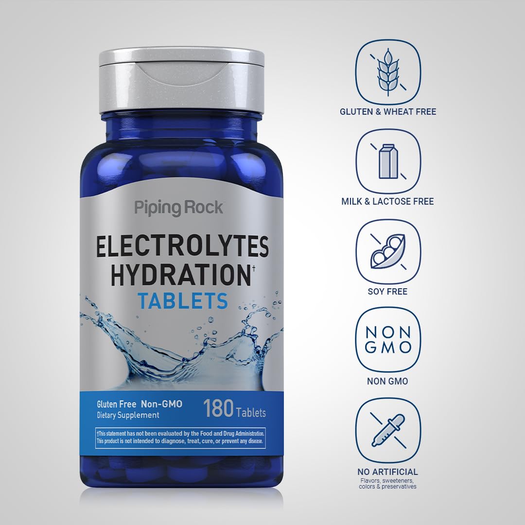 Piping Rock Electrolyte Tablets 180 Count