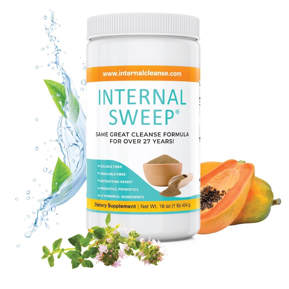 Internal sweep Colon Cleanse & Detox Fiber Powder, 1 Ounce