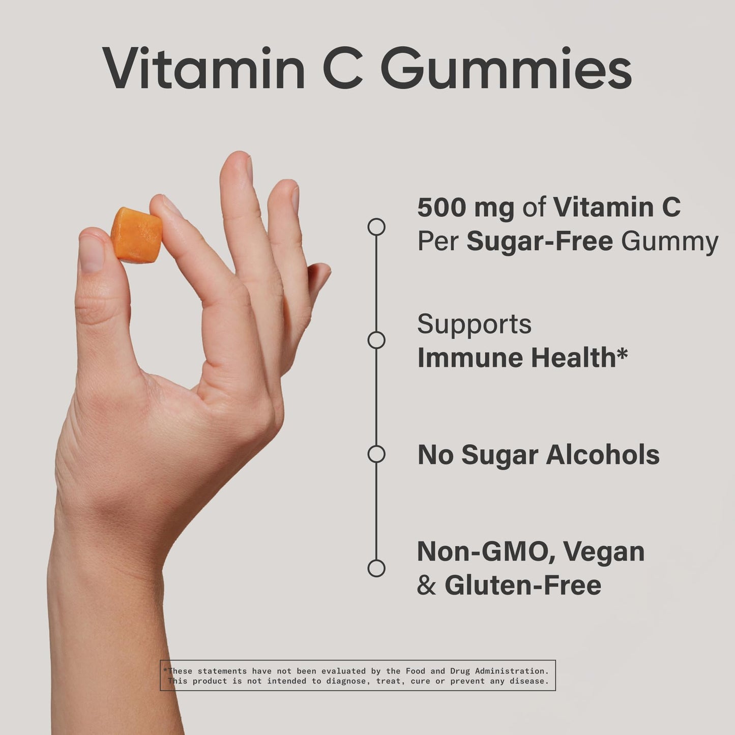 Sports Research Vitamin C Gummies, 60 Count