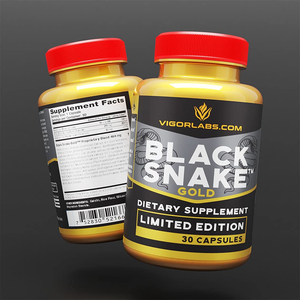 Vigor Labs Black Snake Gold Capsules 30 Count
