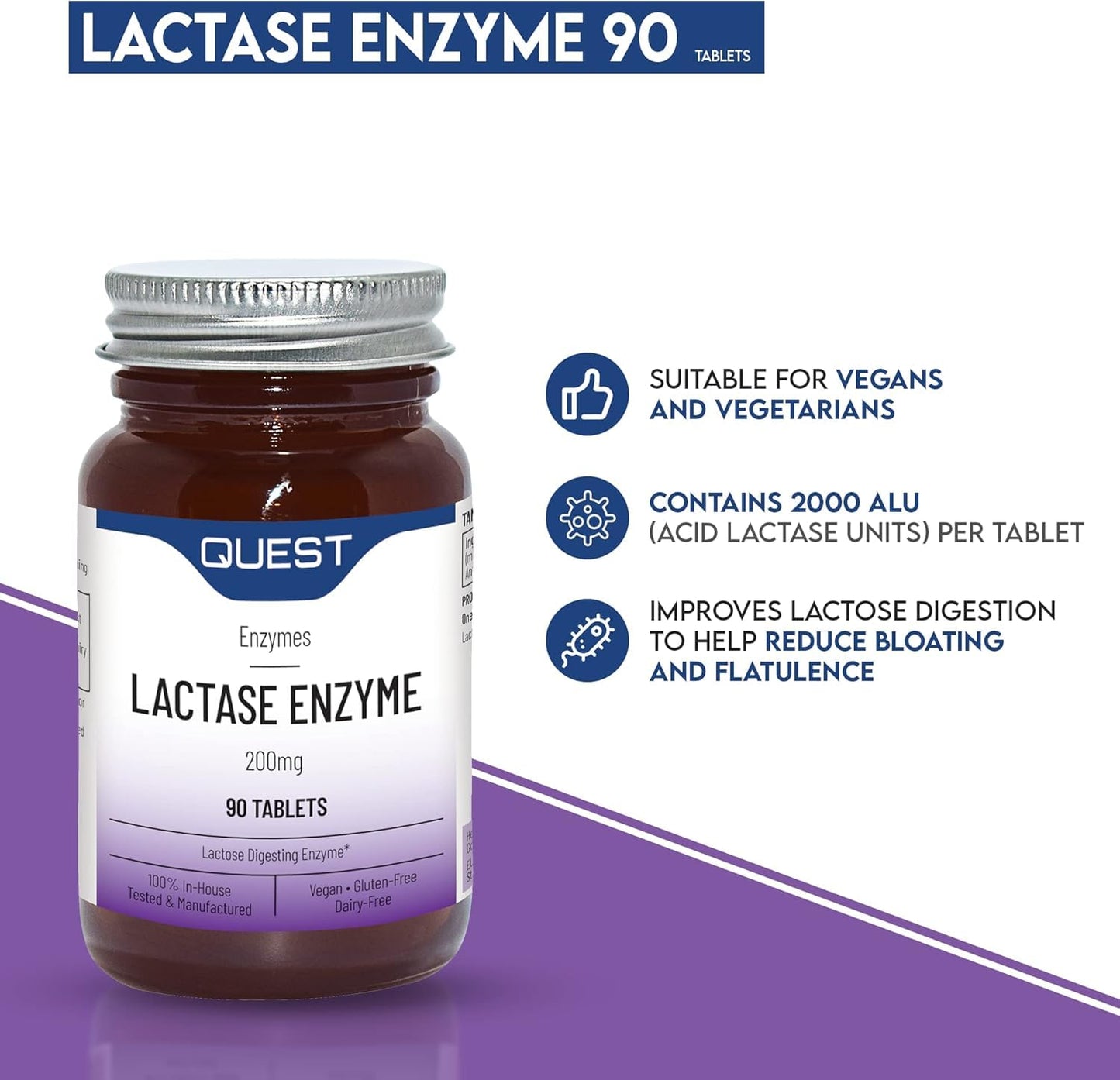 Quest Lactase 200mg Tablet 1
