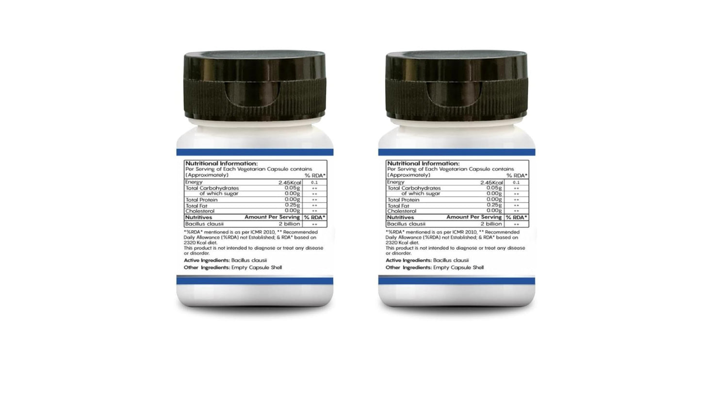 IMMUNOBASICS Bacillus clausii 2 Billion Capsule Pack of 2