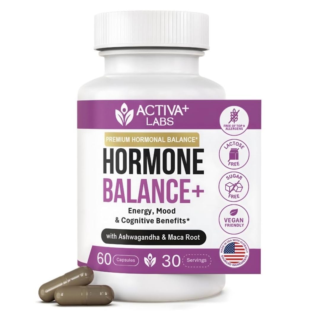 Activa Labs Hormone Balance Supplement for Women, Libido & Mood, Energy Capsule, 60 Count