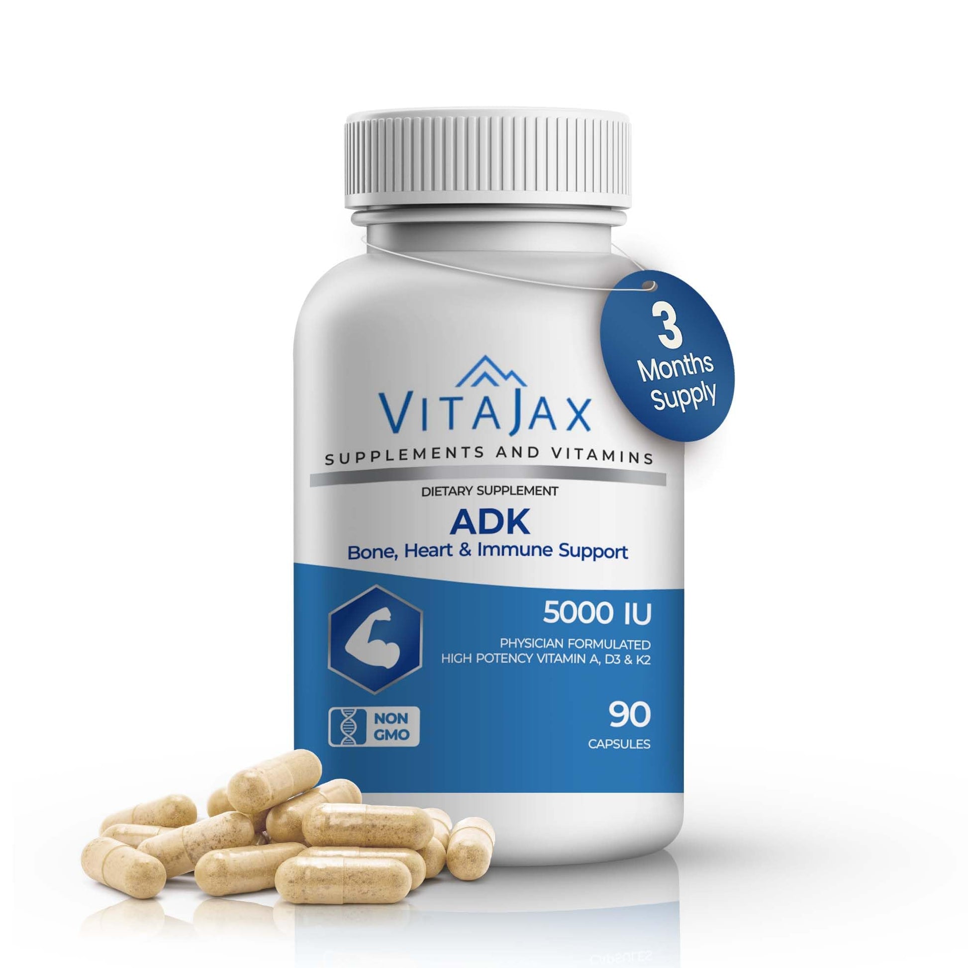 VITAJAX Vitamin ADK Supplement 90 Capsules