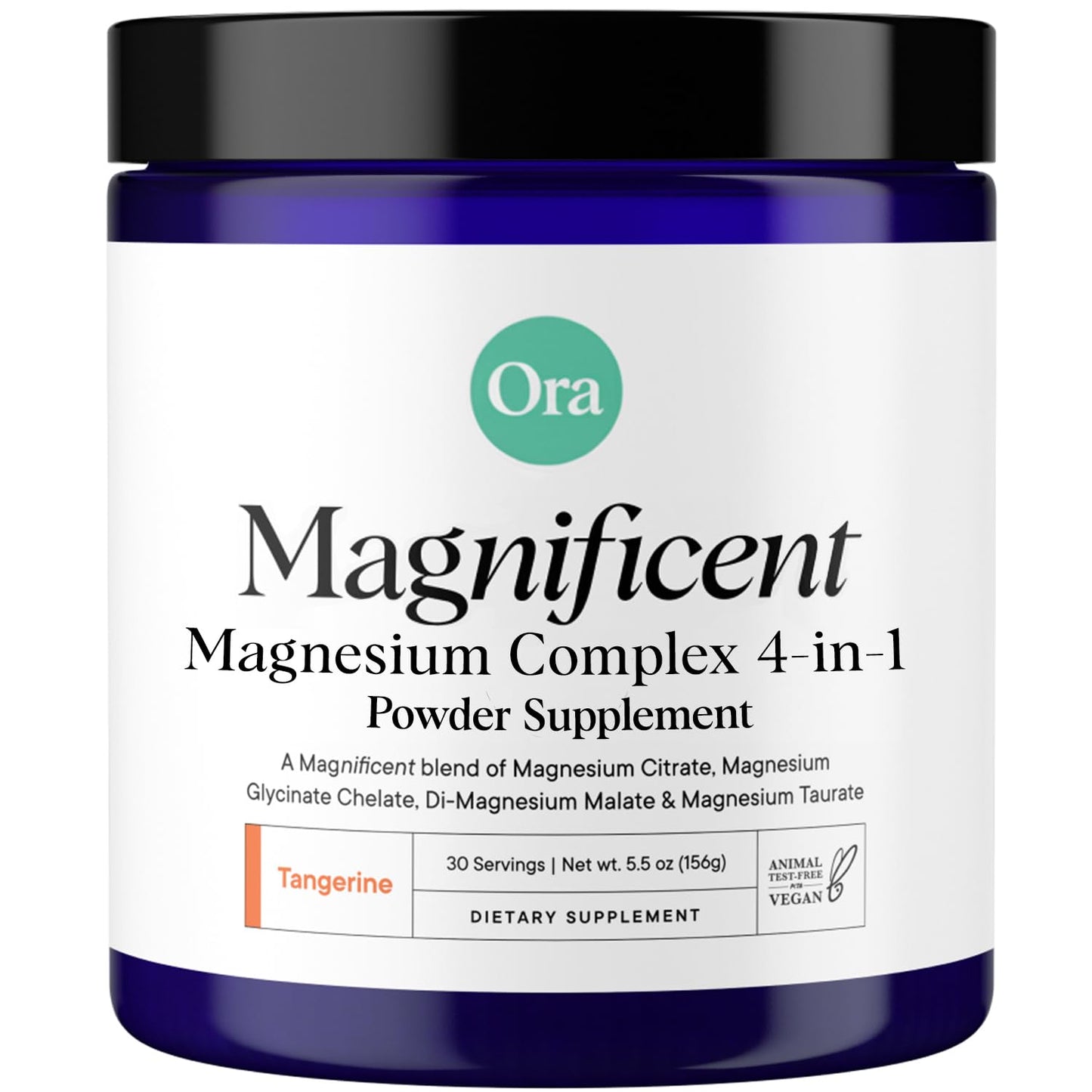 Ora Organic Magnesium Complex Powder Supplement 8.68 Ounce