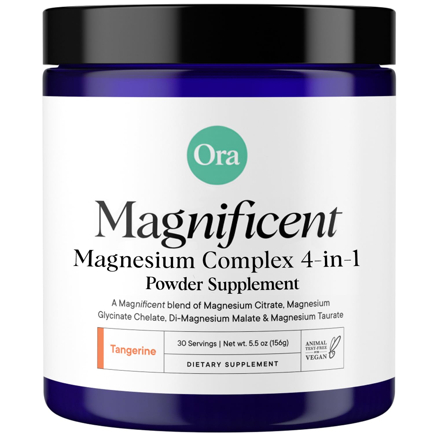 Ora Organic Magnesium Complex Powder Supplement 8.68 Ounce