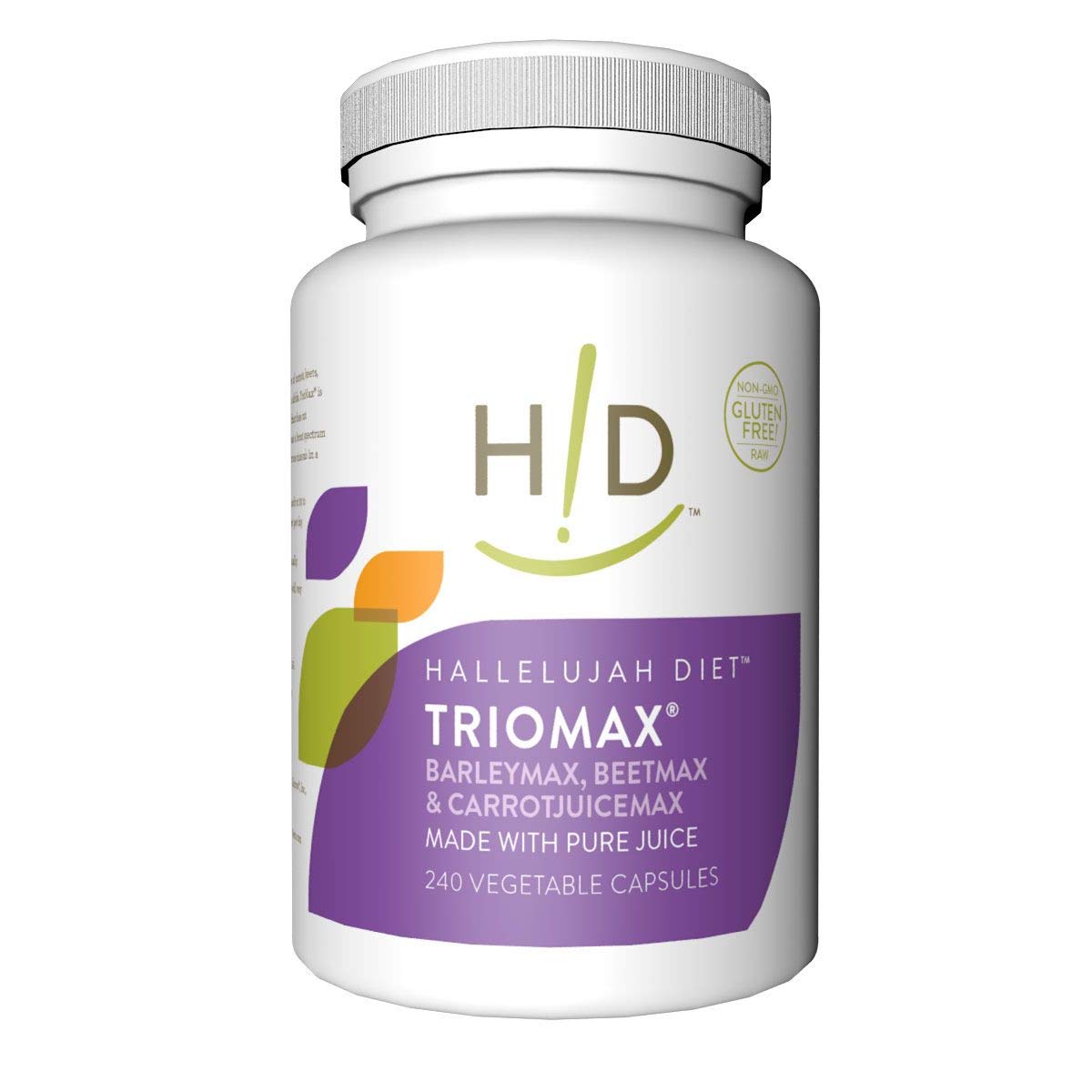THE HALLELUJAH DIET Hallelujah Diet TrioMax Broad-Spectrum Vitamin & Antioxidant Blend, 240 Capsules