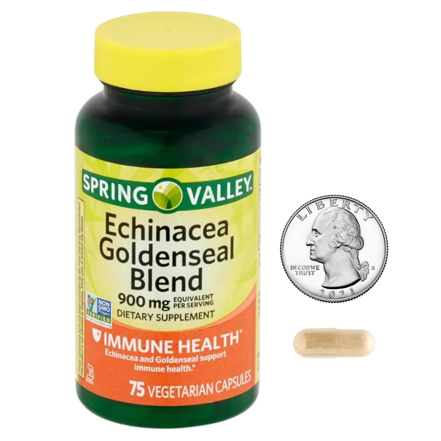 Schmidt Empire Echinacea Goldenseal Blend Dietary Supplement, 75 Vegetarian Capsules