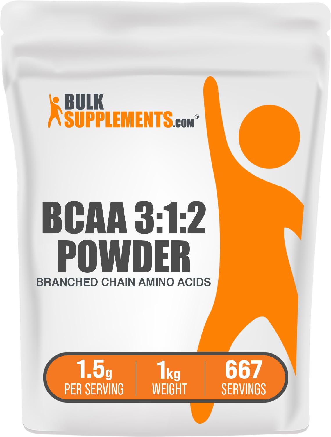 BulkSupplements BCAA 3:1:2 Powder 176 Servings