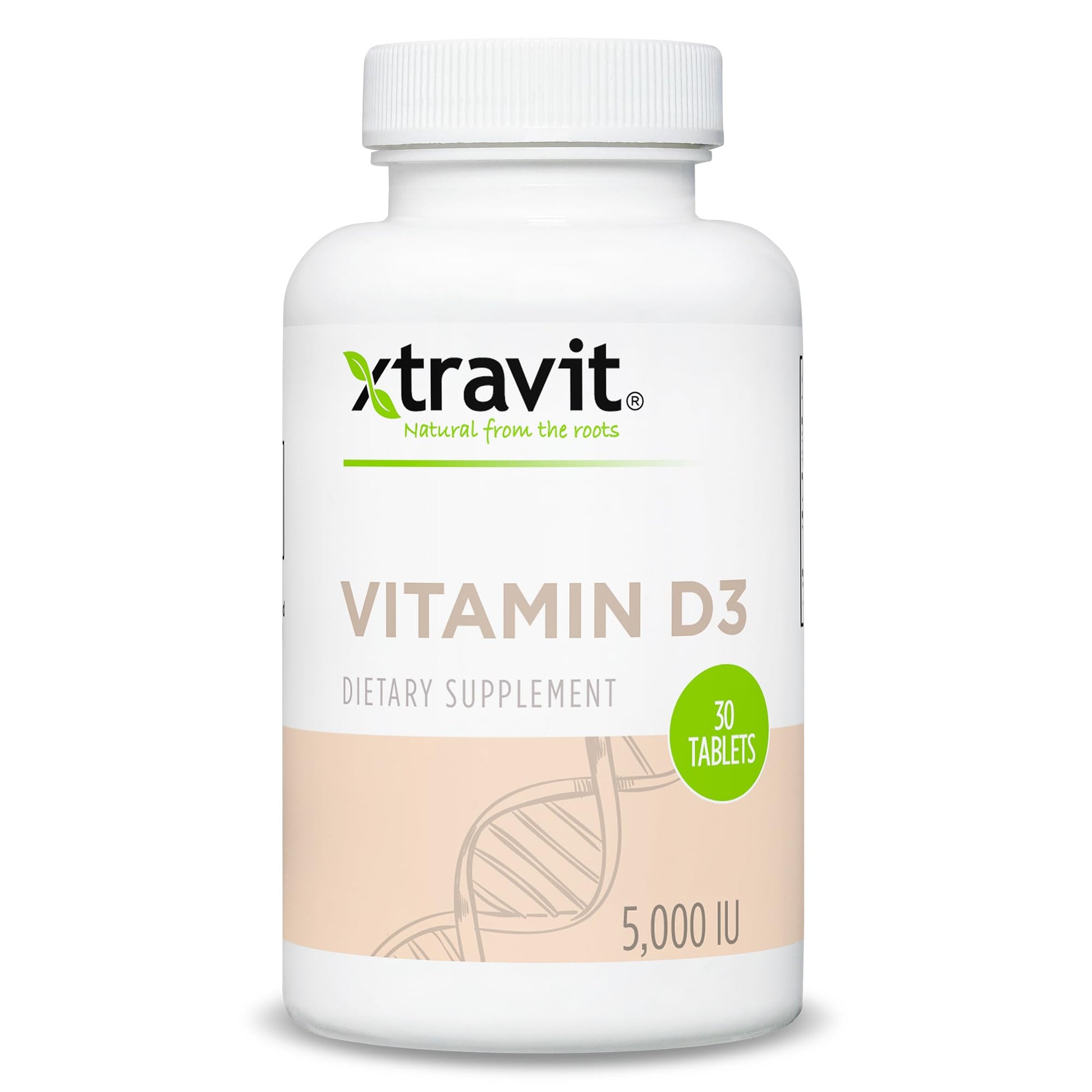Xtravit Vitamin D3 5000IU Capsules, 30 Count