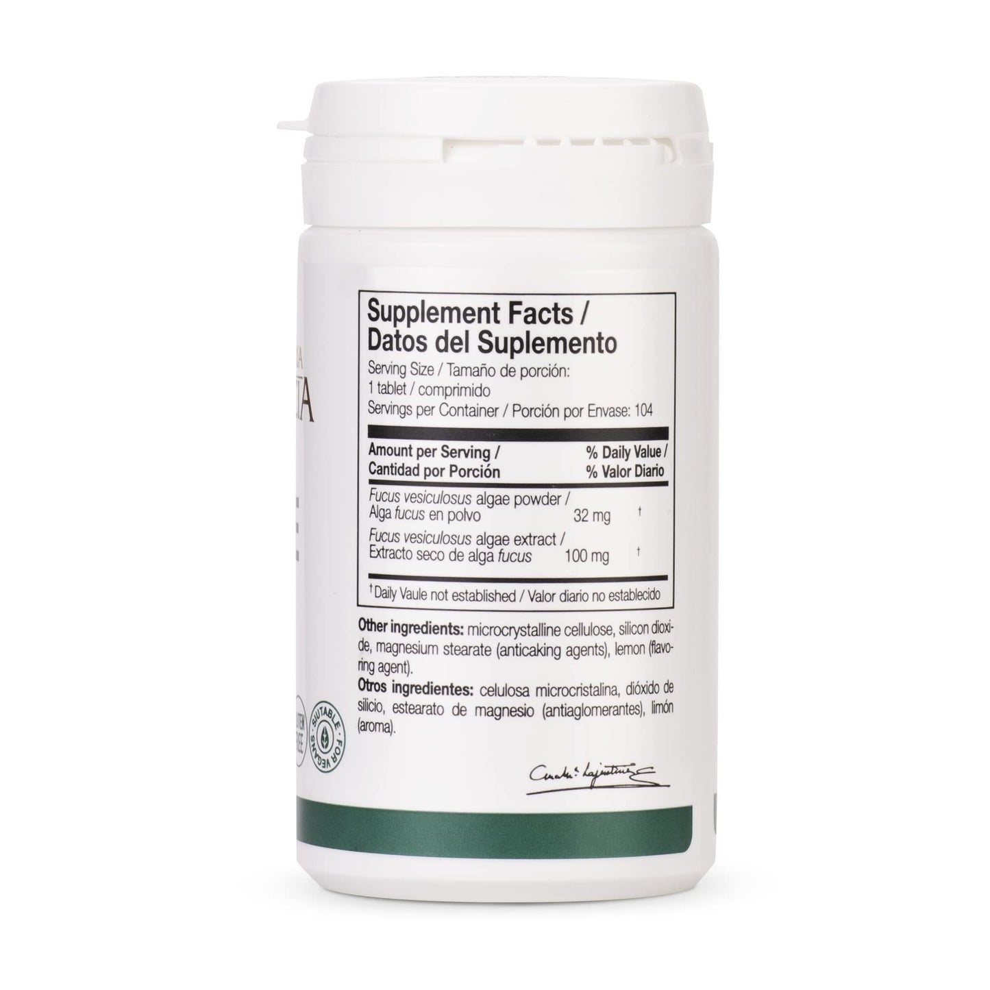 Ana María Lajusticia Algae Tablets 104